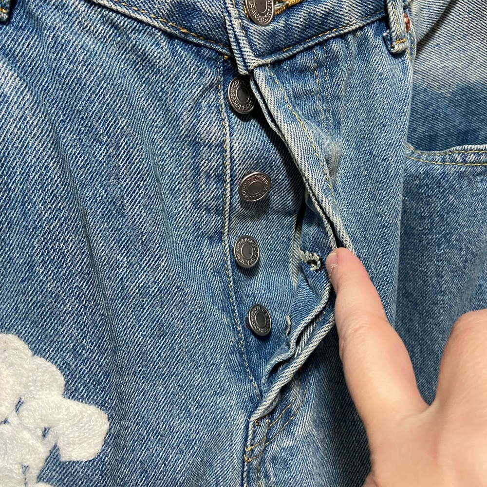 Denim tears cotton wreath jeans 36x32 - Picture 4 of 7